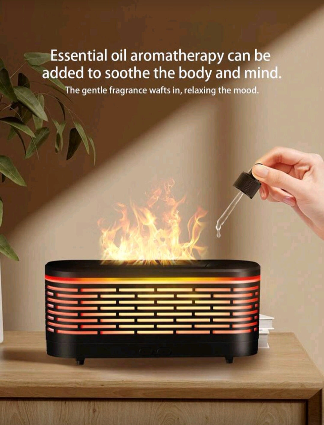 Flame Aroma Diffuser Lamp