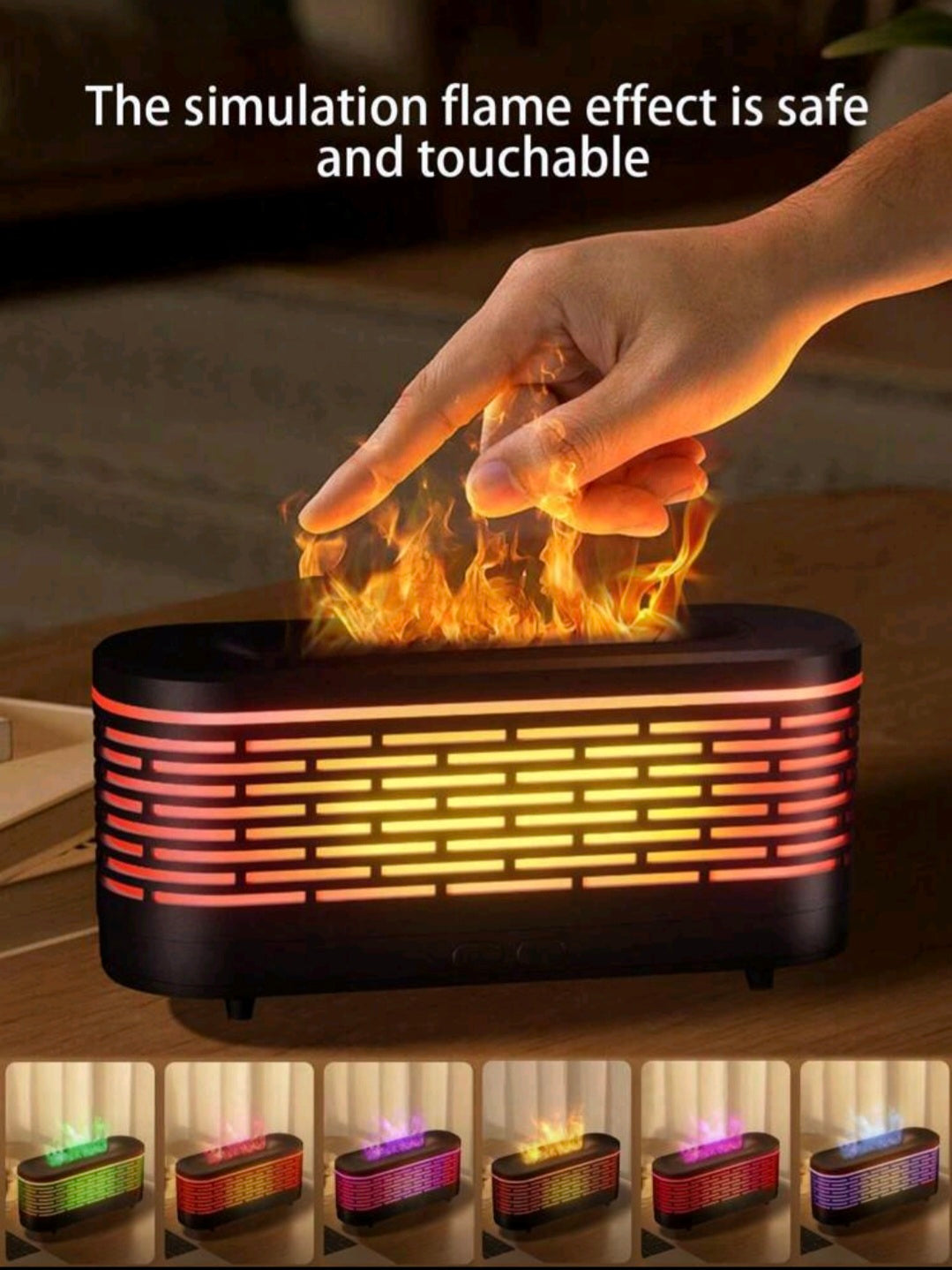 Flame Aroma Diffuser Lamp
